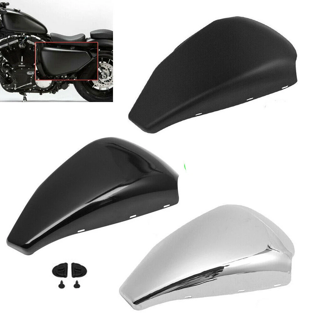 

Motorcycle Gloss Black Matte Black Chrome Left Battery Side Cover Fairing For Harley Sportster XL883 XL1200 2009-2013 2014-2022