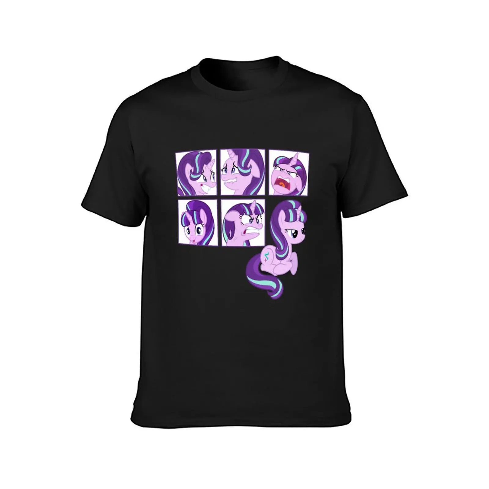 Starlight Glimmer - Faces T-Shirt sweat blacks graphics boys animal print heavyweight t shirts for men