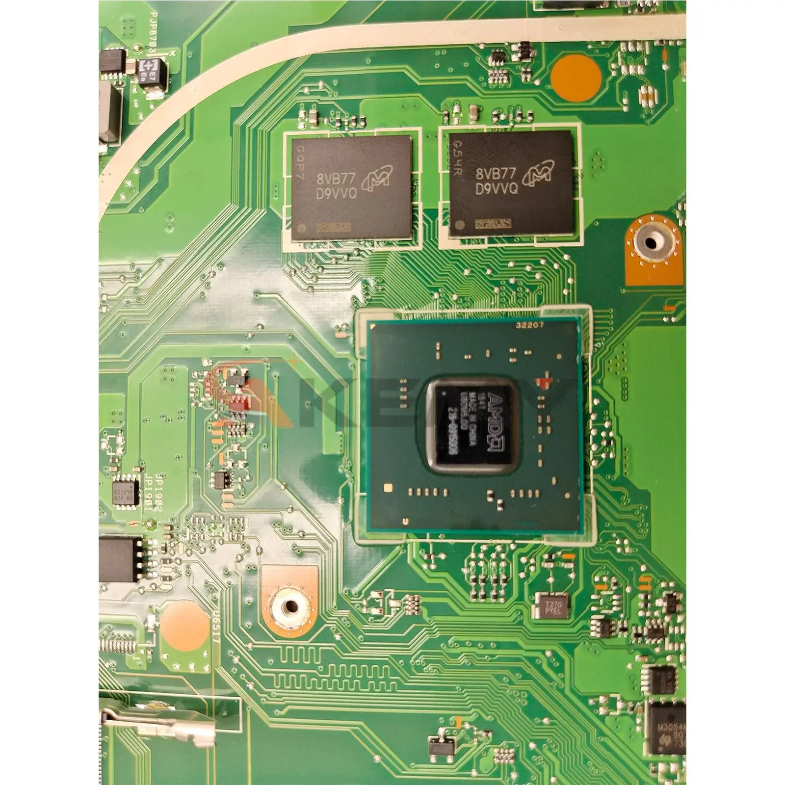 เมนบอร์ด X705QR สำหรับ ASUS X705QA A705Q F705Q X705Q แล็ปท็อปเมนบอร์ด CPU A12-9720P DDR4 V2G