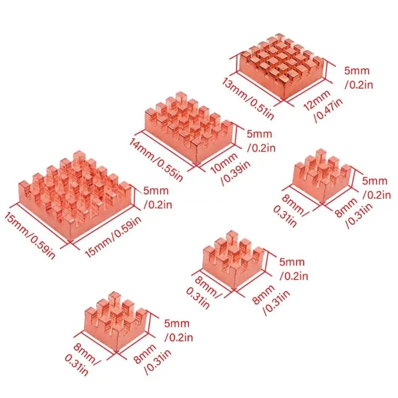 Heatsinks For BPI F3 Development Board Heat Dissipation Pad Dropship