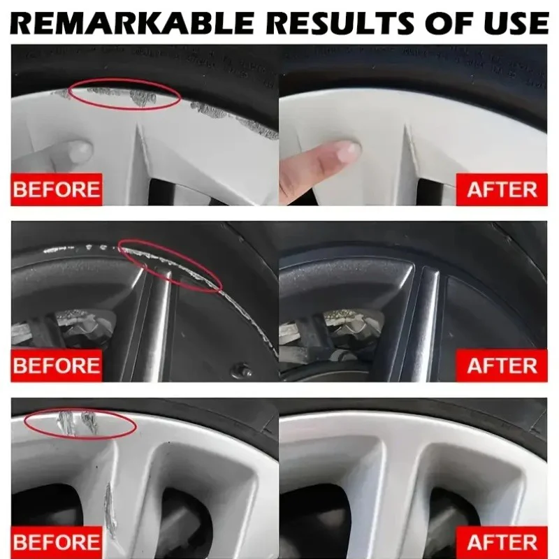 طقم إصلاح عجلة الدراجة النارية العالمي 100 جرام، طقم إصلاح خدوش عجلة السيارة، تلميع تجديد العجلات، عامل إصلاح الارتداء لإعادة الإعادة