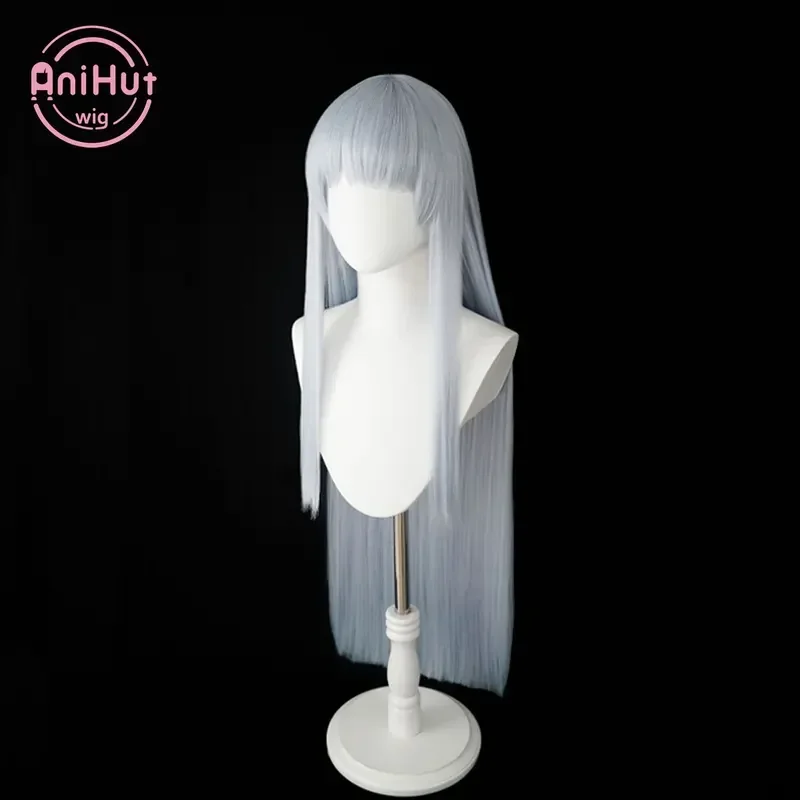 【AniHut】 شعر مستعار Ushio Noa باللون الأزرق الفاتح، أرشيف أزرق، شعر صناعي مقاوم للحرارة، شعر Ushio Noa Cosplay