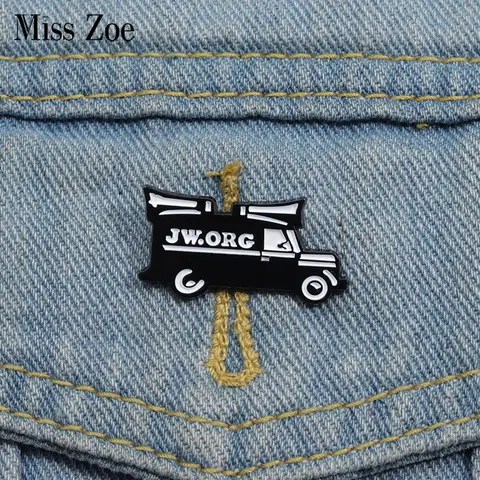 JW ORG Enamel Pins Custom Creative Cartoon Brooches Lapel Badges Funny Jewelry Gift for Kids Friends