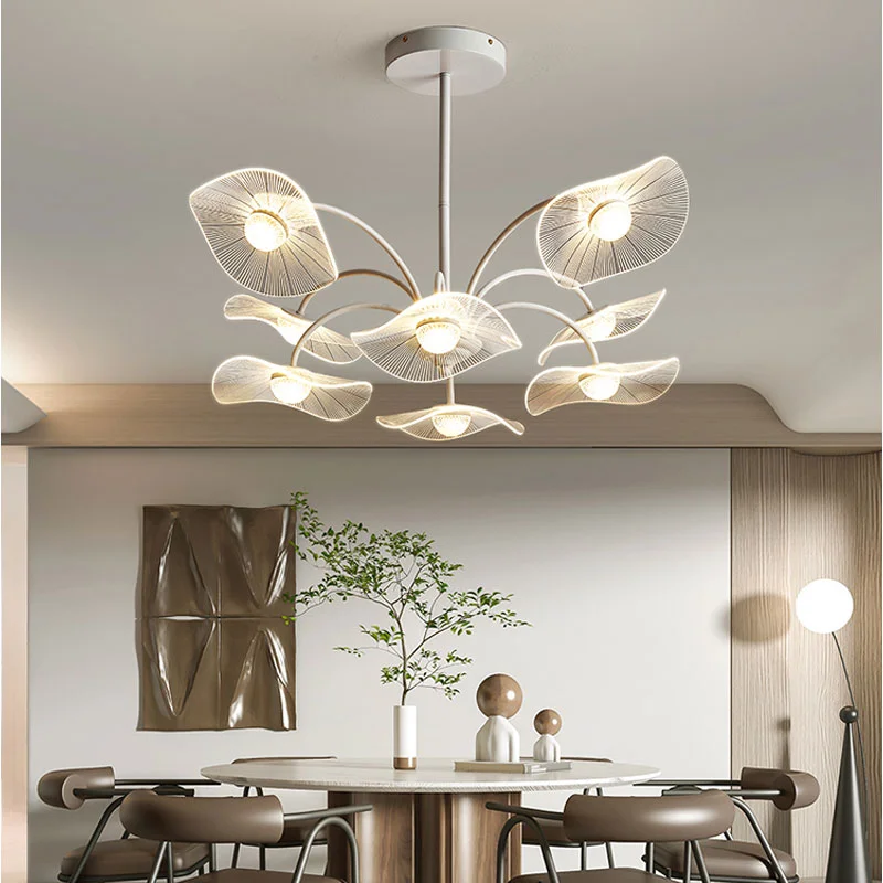 

Modern Living Room Chandelier White Home Decor Led Ceiling Pendent Lamp For Hall Bedroom Loft Dining Room Kitchen Light Fixtures