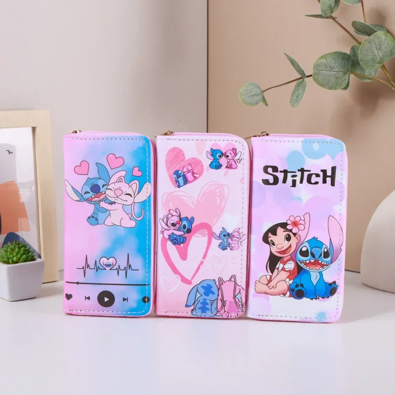 

Disney cartoon cars boys Stitch Card ID Holders shell leather case bus card hold Coin Purses
