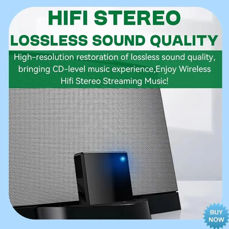 A47Z 30Pin Bluetooth 5.4 Audio Receiver HIFI Lossless Music High Compatibility Wireless A2DP For 30 Pin Dock Analog Speaker