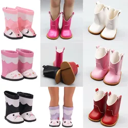 7Cm Pop Schoenen Pop Laarzen Voor 18 Inch Amerikaanse & 43Cm Baby Reborn Kleding Accessoires Voor Onze Generatie meisje Poppen