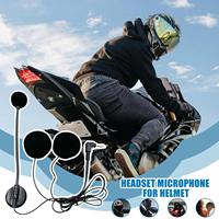 Motorcycle Headset Motorcycle Headsets For Helmets Modular Intercom High-Definition Audio Earbuds Set For Riding Racing Dirtbike