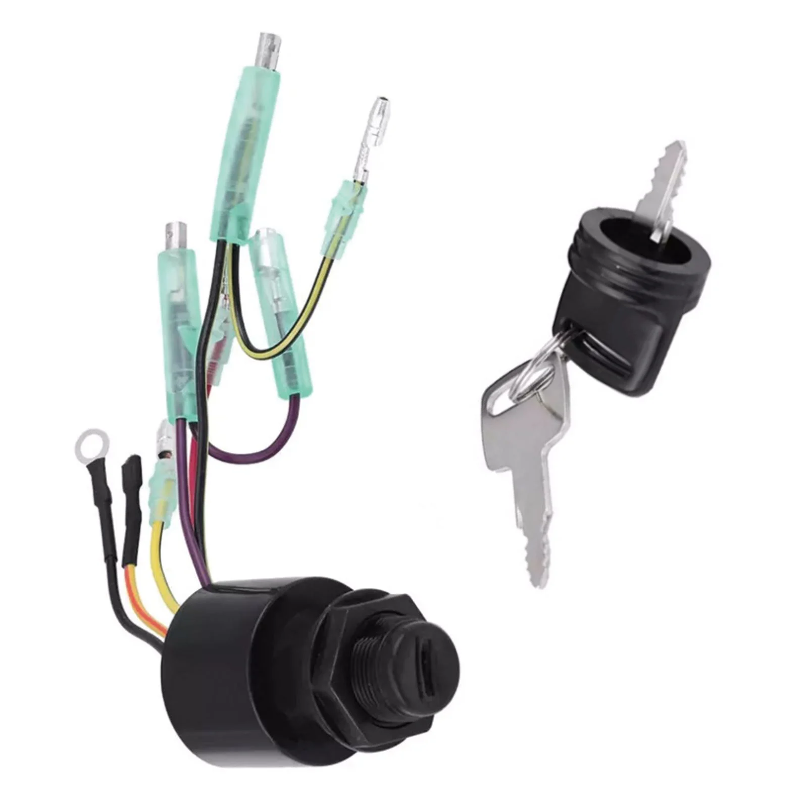 

Boat Engine Ignition Key Switch For Mercury Outboard Engine 3 Pos 87-17009A5 Plastic+Metal Accessories Switch Assembly Replaces