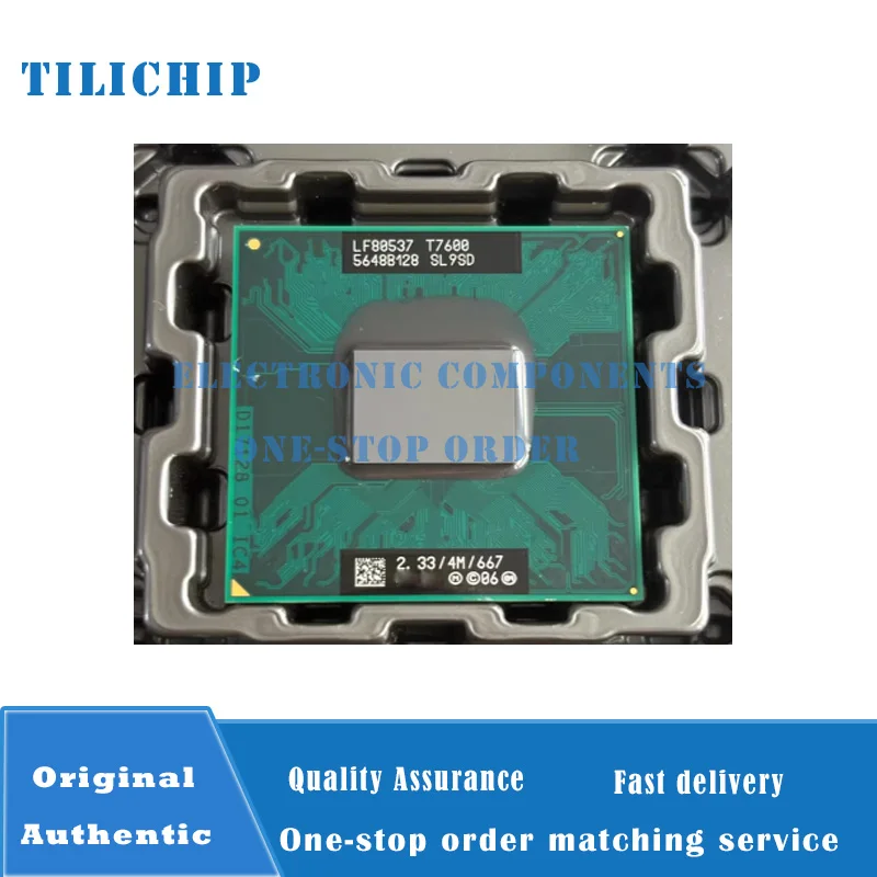 T7600 2.33/4M/667 SL9SD original pin genuine PGA notebook CPU support GM945 chipset upgrade