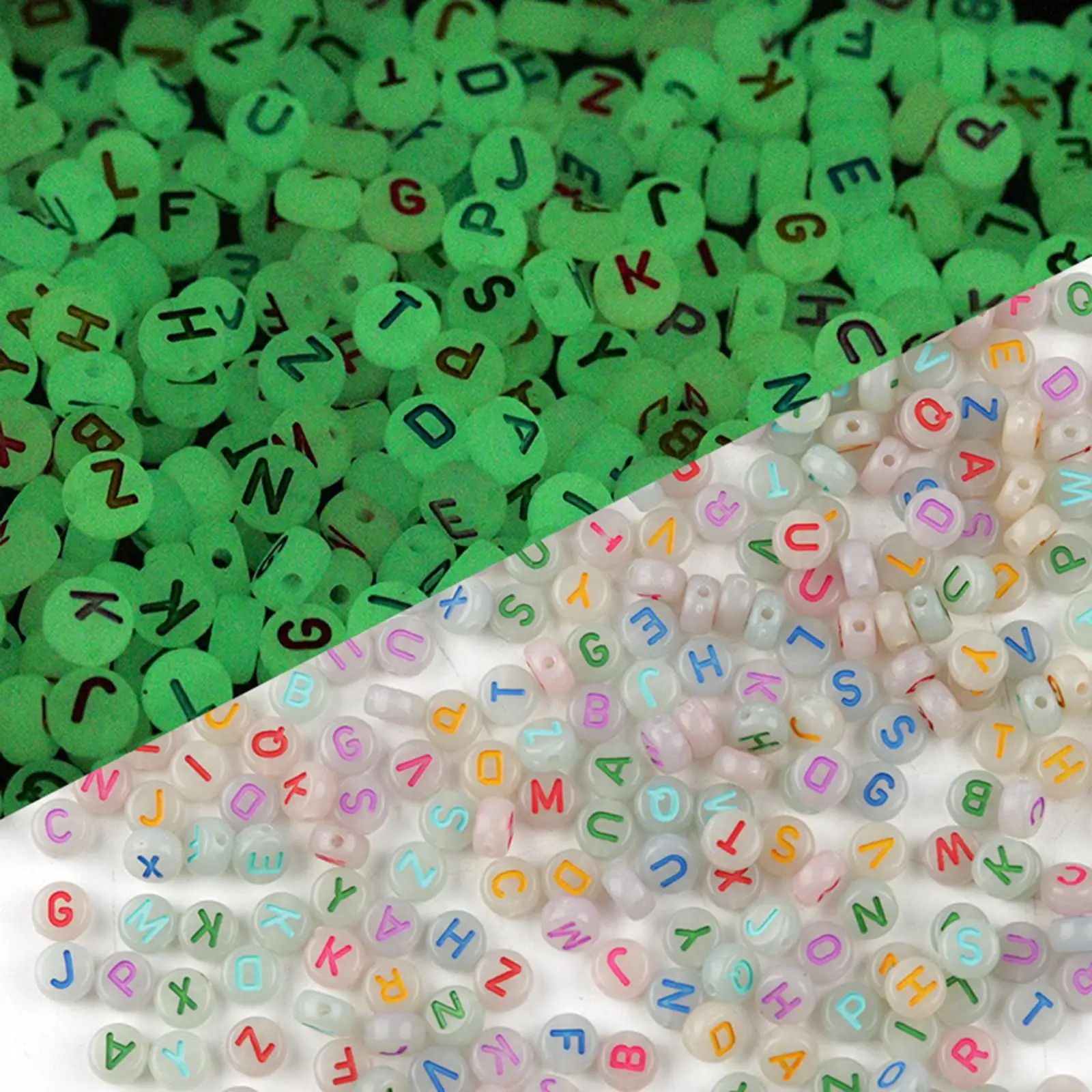 500Pcs Oblate Shaped Beads Kits Acrylic Bracelet Beads for Adult DIY Jewelry Making Supplies image 5