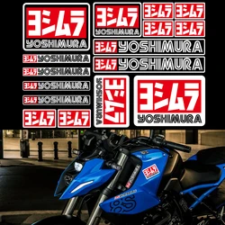 Bande latérale de moto pour Honda, Kawasaki, Yamaha, Suzuki, décalcomanies Yoshimura, décalcomanies de casque de vélo, accessoires de moulage, 1 ensemble