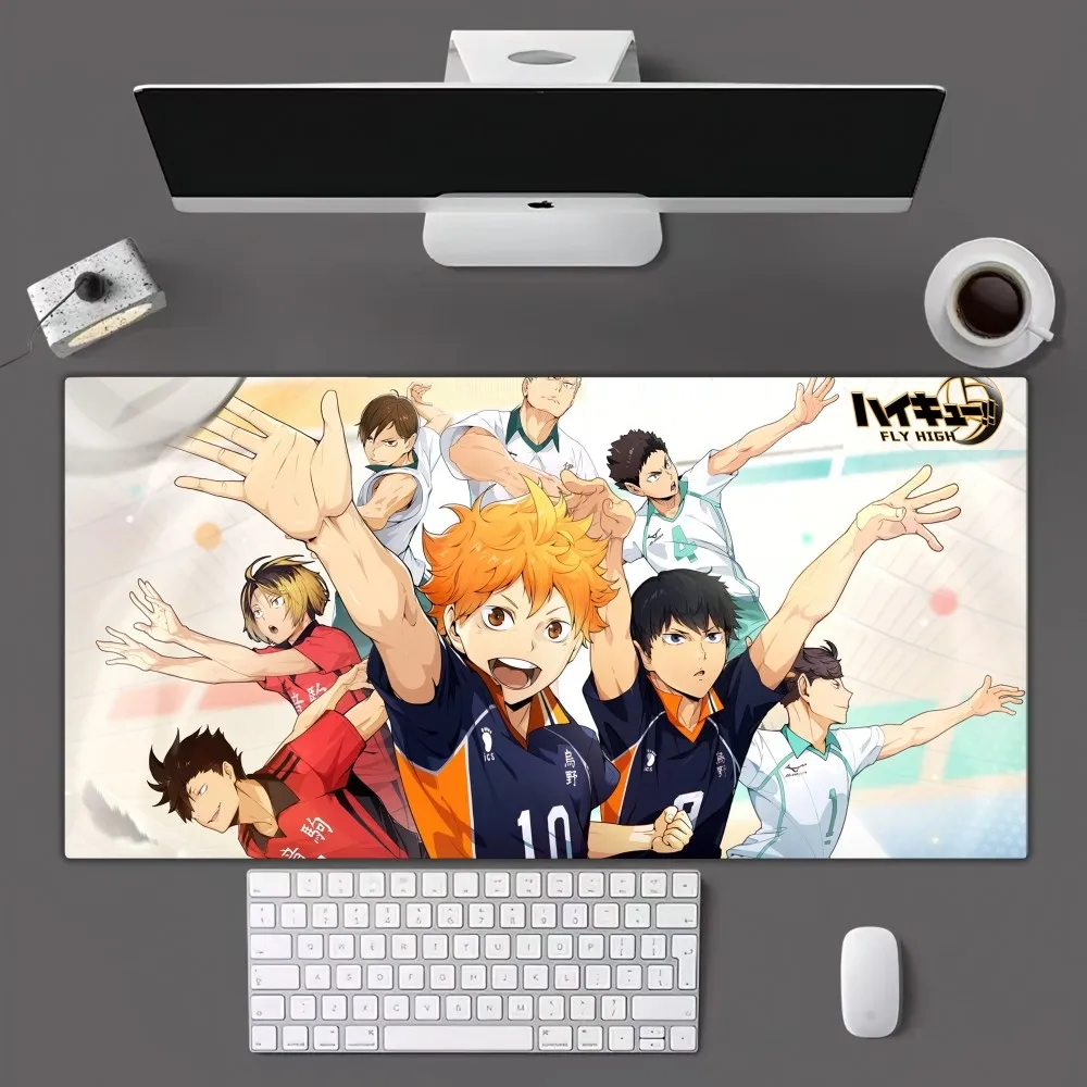 Bilibili Anime H-Haikyuu!! Mousepad Mousepad Gamer Mouse Pad Size For Office Long Table Mat