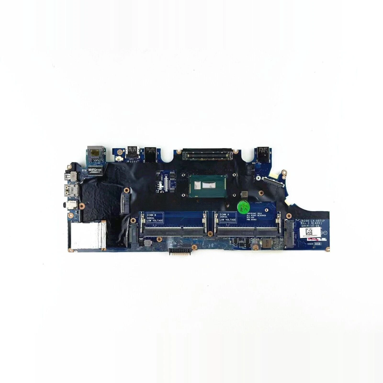 LA-A971P for Dell Latitude 7250 E7250 Main Board CN-0G9CNK