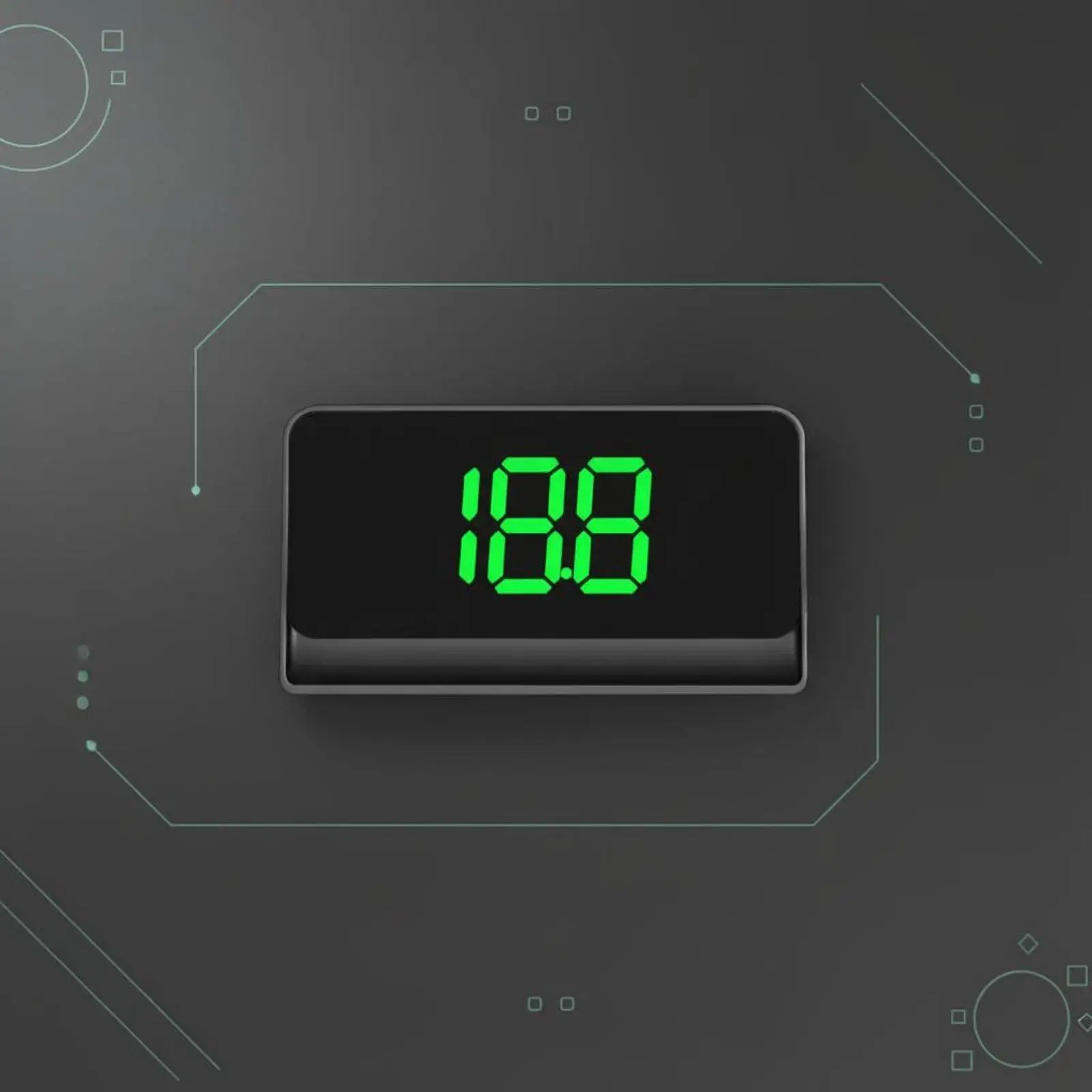 Universal HUD Miles per Hour / KM/H Switchable Digital Car Speedometer Compact