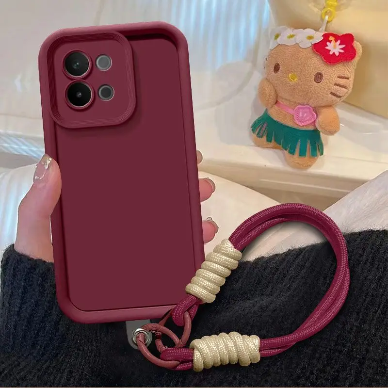 Para Motorola Moto Edge 50 Neo Motorola Moto Edge50 Fusion G85 G75 G55 G35 G04 G84 G23 G13 E14 funda de teléfono Hnad cadena TPU