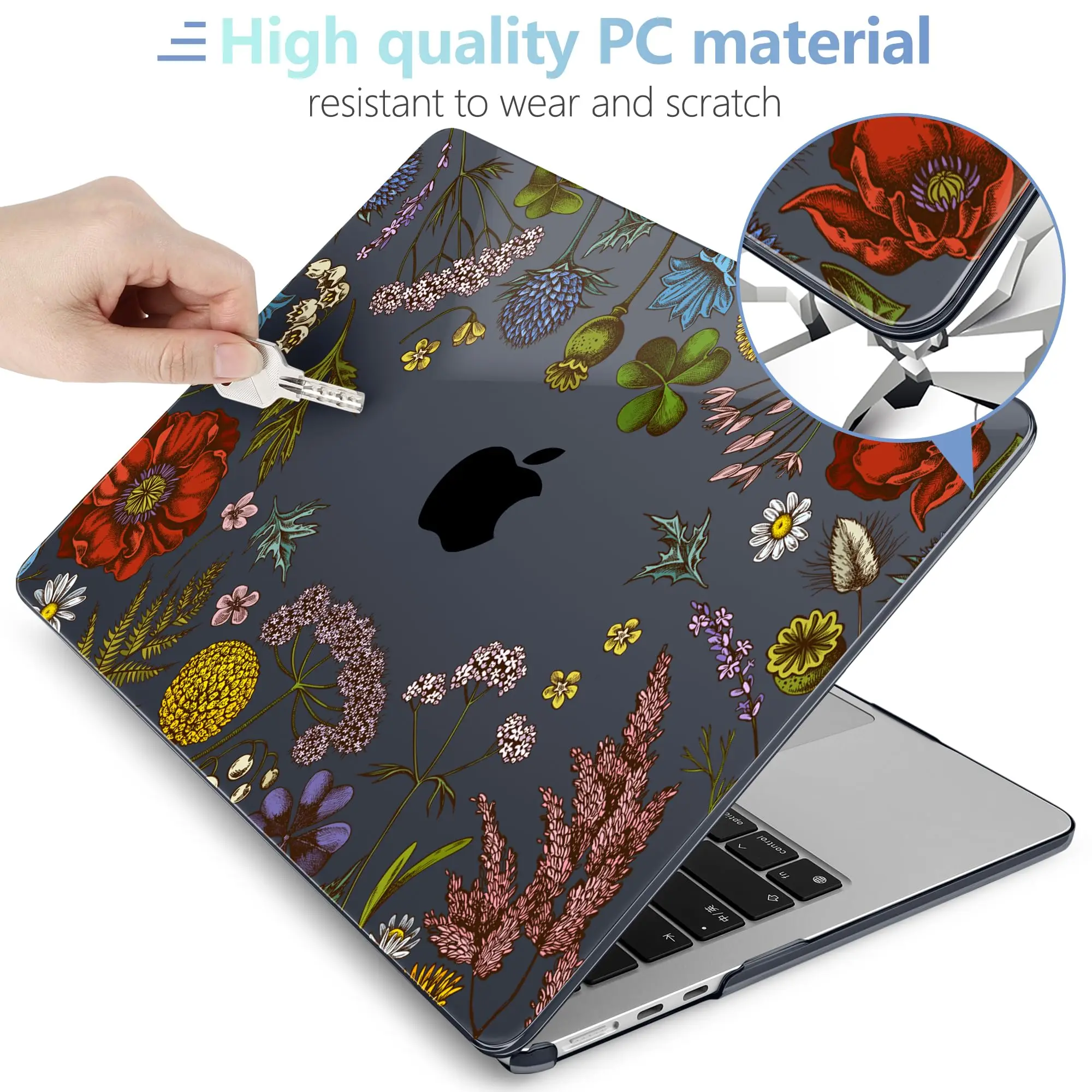 Capa para laptop para macbook pro 16 a2991 a2780 m1 m2 chip air 13 2023 m3 pro 14 a2992 para macbook pro 14 case 2023 air 15.3 a2941