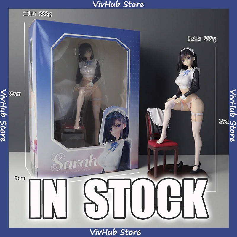 In Stock Desktop Display Ornament Hobby Decor Gift Cute Anime Maid Girl PVC Figure Stylish Collectible Model For Anime Fans