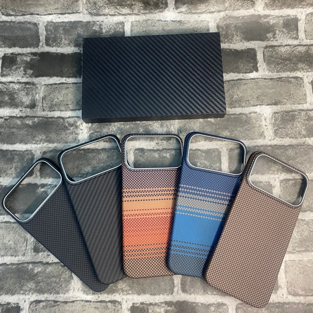 

Genuine Carbon Fiber Magnetic Protective Case for iPhone 17 Pro Max, Slim Shockproof Phone Cover for iPhone 17 Pro