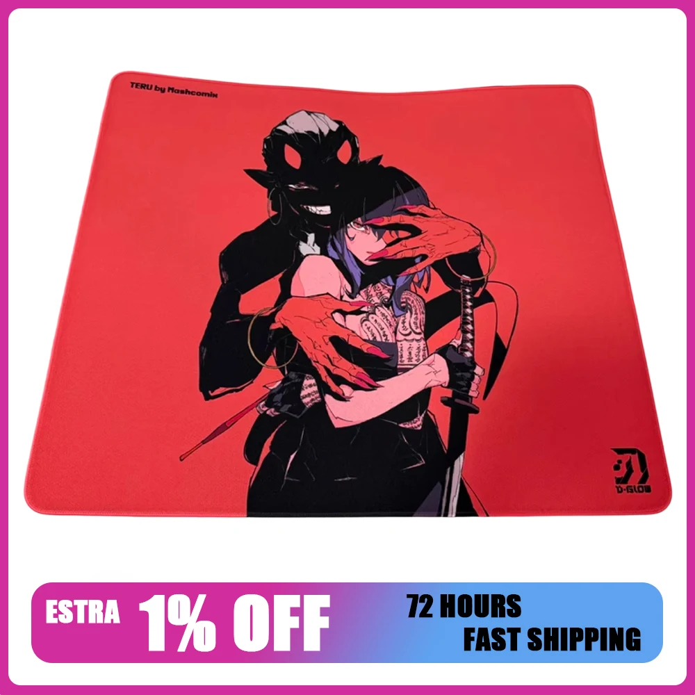 

D-GLOW Blade TERU Mousepad FPS Both Smoothness And Control Mouse Pad Delicate Fabric Sweatproof For APEX Valorant Pc Accessories