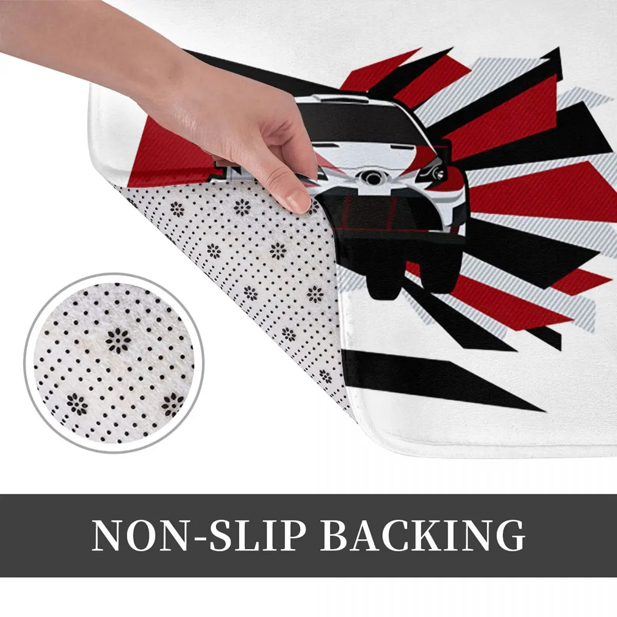 World Rally Championship WRC Non-slip Doormat Floor Mat Water oil proof Carpet Rug for Kitchen Entrance Home Balcony Footpad Mat