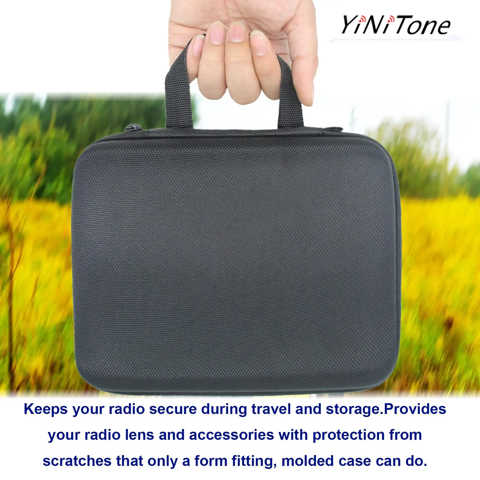 Baofeng UV-82 UV-8D Walkie-talkie Wear-resistant Outdoor Travel Handbag Dustproof Drop-proof Two Ways Radio Storage Bag Case