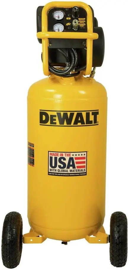 

Dewalt DXCM271 1.7 HP 27 Gallon Oil-Free Vertical Air Compressor