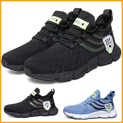 Mijia Men Sneakers Breathable Mesh Soft Sole Running Sport Shoes Light Hard Wearing Casual Sneakers Non Slip Running Footwears