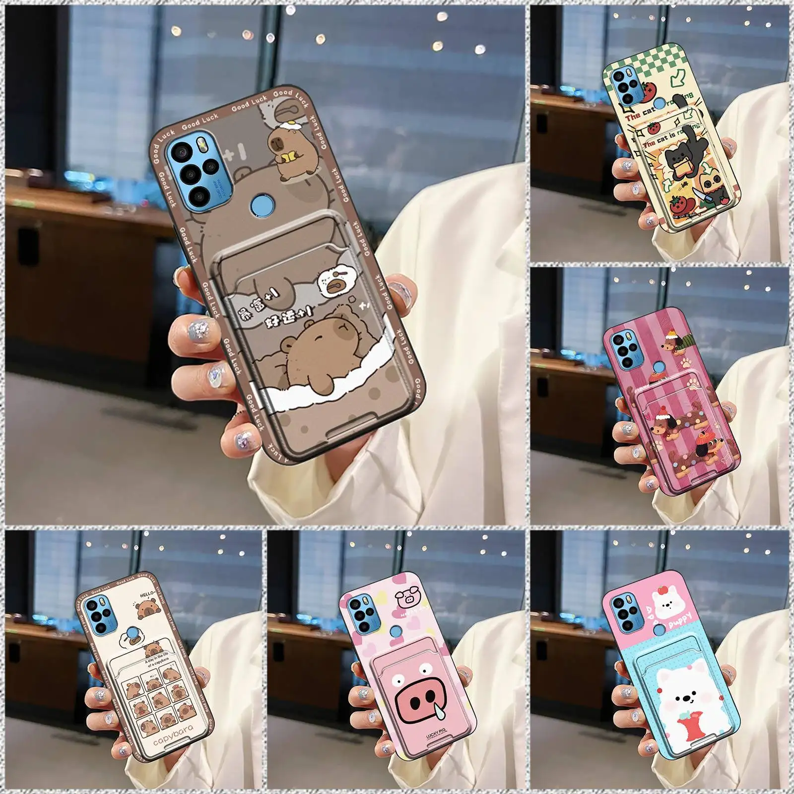Funda de teléfono de TPU con diseño de moda para BLU G91 Pro, bolsa de tarjeta de silicona, antipolvo, a prueba de golpes, Graffiti, envoltura completa protectora bonita