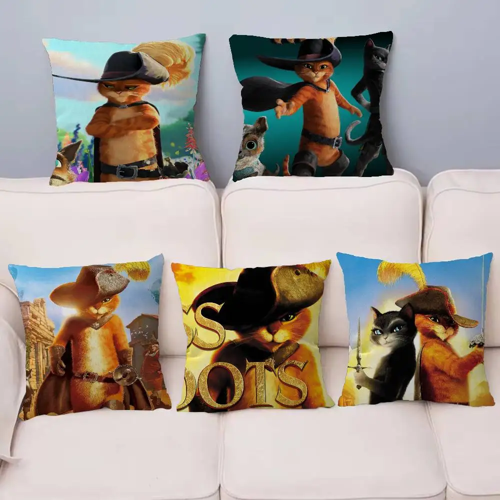 Movie Puss In Boots The Last Wish Pillowcase Toon Gift Cushi