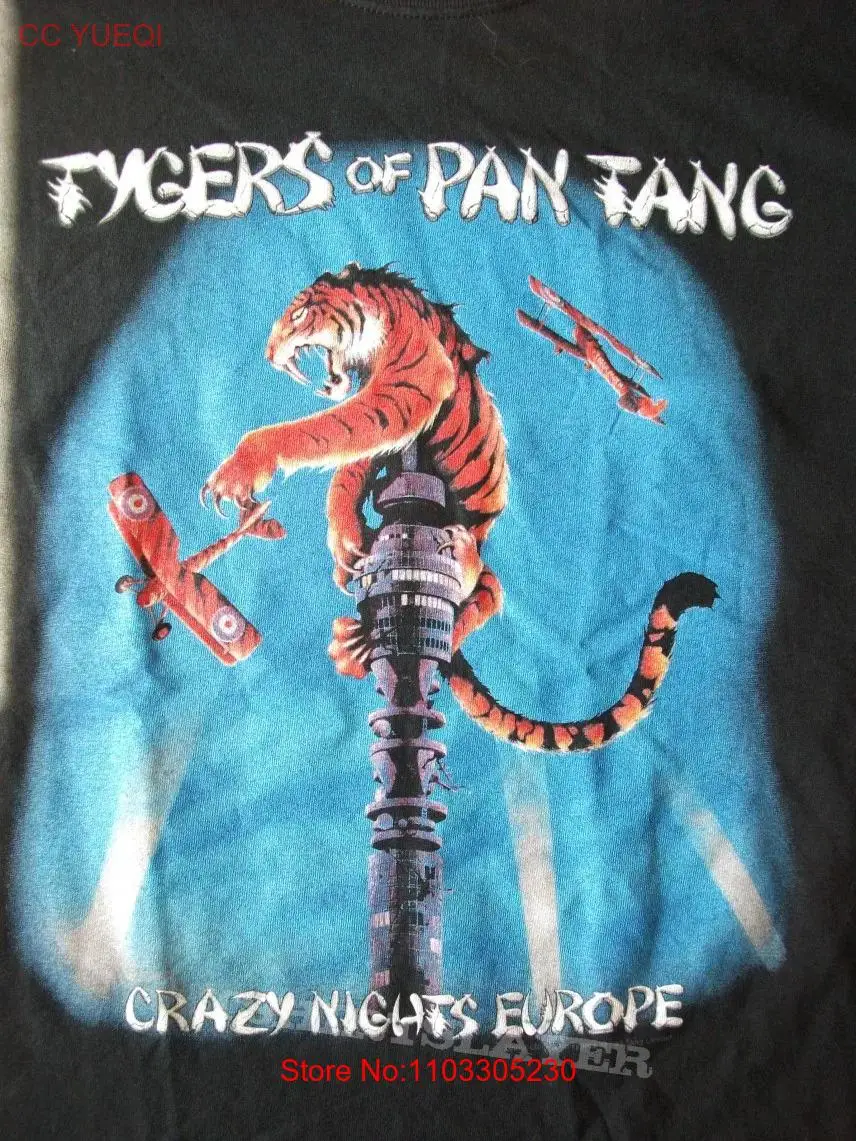 Tygers of Pan Tang, подарок для фанатов, черная футболка, полный размер