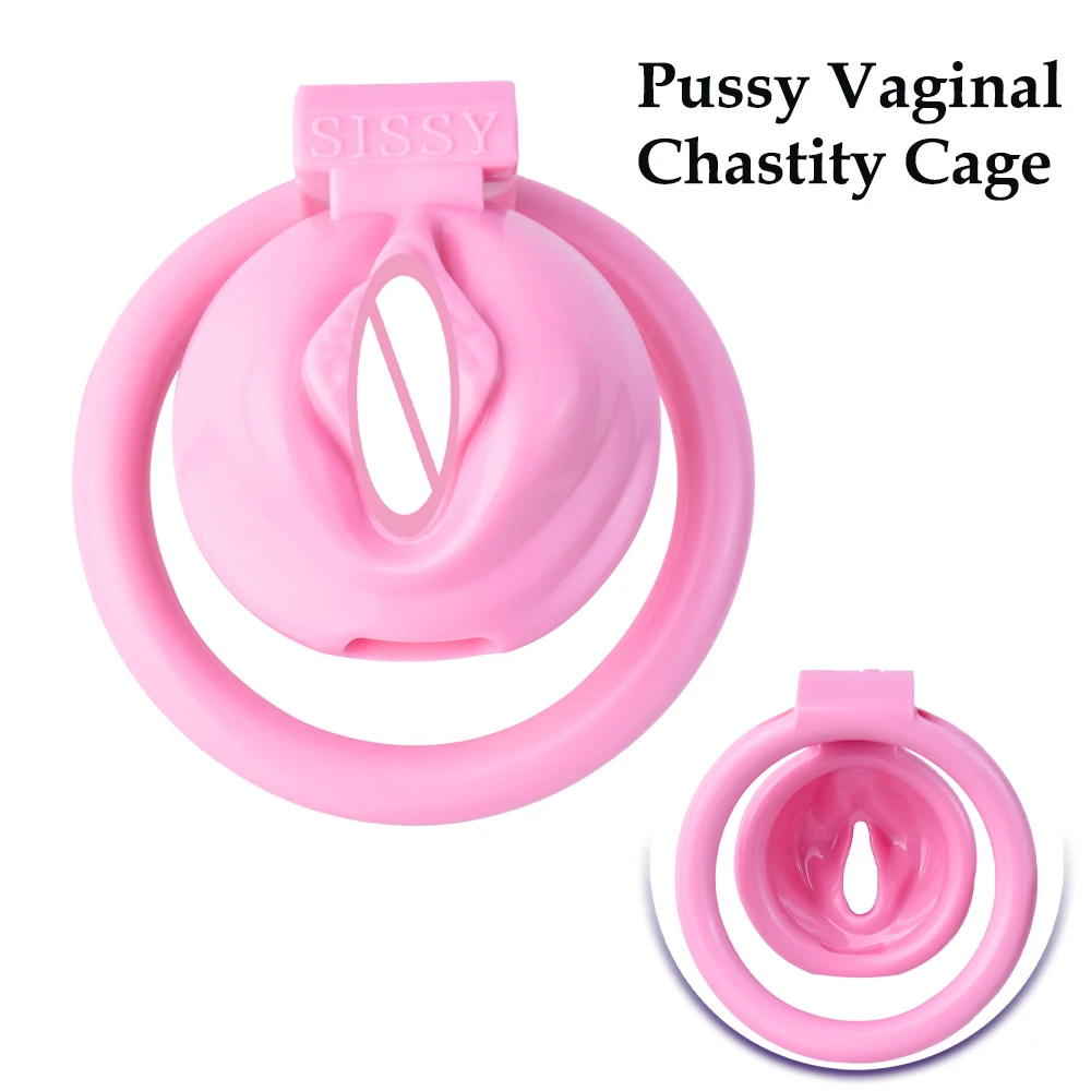 

New Pink Chastity Cock Cage For Men Bondage Chastity Devices정조대 콕링Penis Cage Abstinence Lock Ring Penis BDSM Gay Adult SexToys