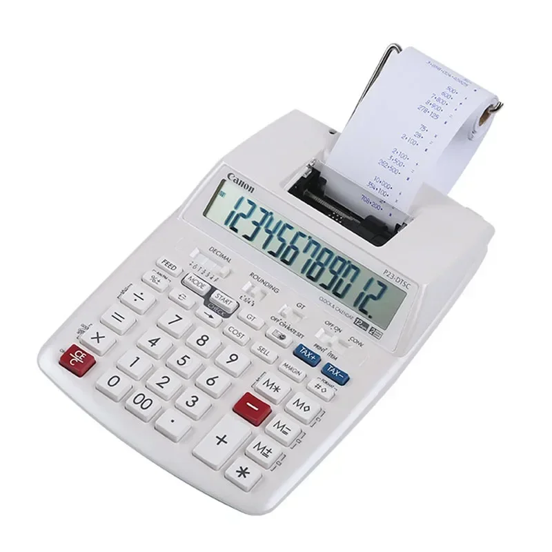 P23-DTSC High Output Scientific Calculator Bank Accounting And Financial Financial Calculator Dual Color Code Printer Calculator