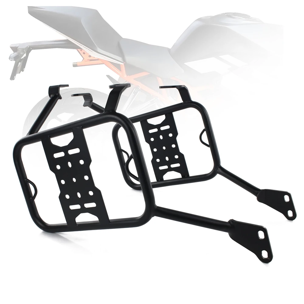 

390 ADV Saddlebag Support Racks Motorcycle Pannier Racks Side Bag Carrier Fit For KTM 390 Adventure 2020-2024 Steel Side Racks