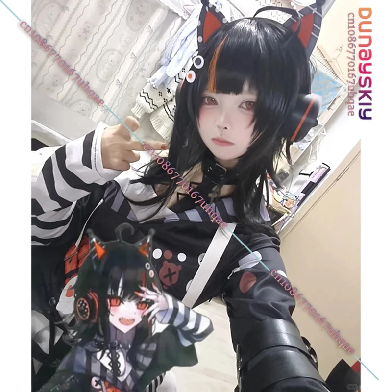 

Костюм для косплея SAIKOU*/Anime Game Magical Girl Witch Trials: Униформа Саватари Коко, длинная футболка в стиле Y2K, крылья демона