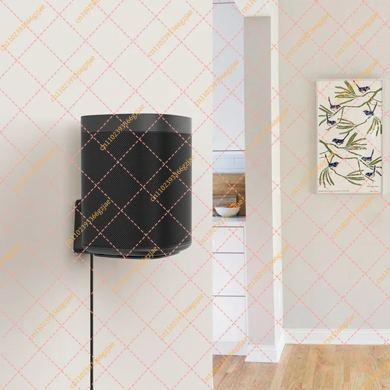 FY 2X Speaker Wall Mount Wall Mount For Sonos One SL Speaker Mount Speaker Sturdy Metal Rack