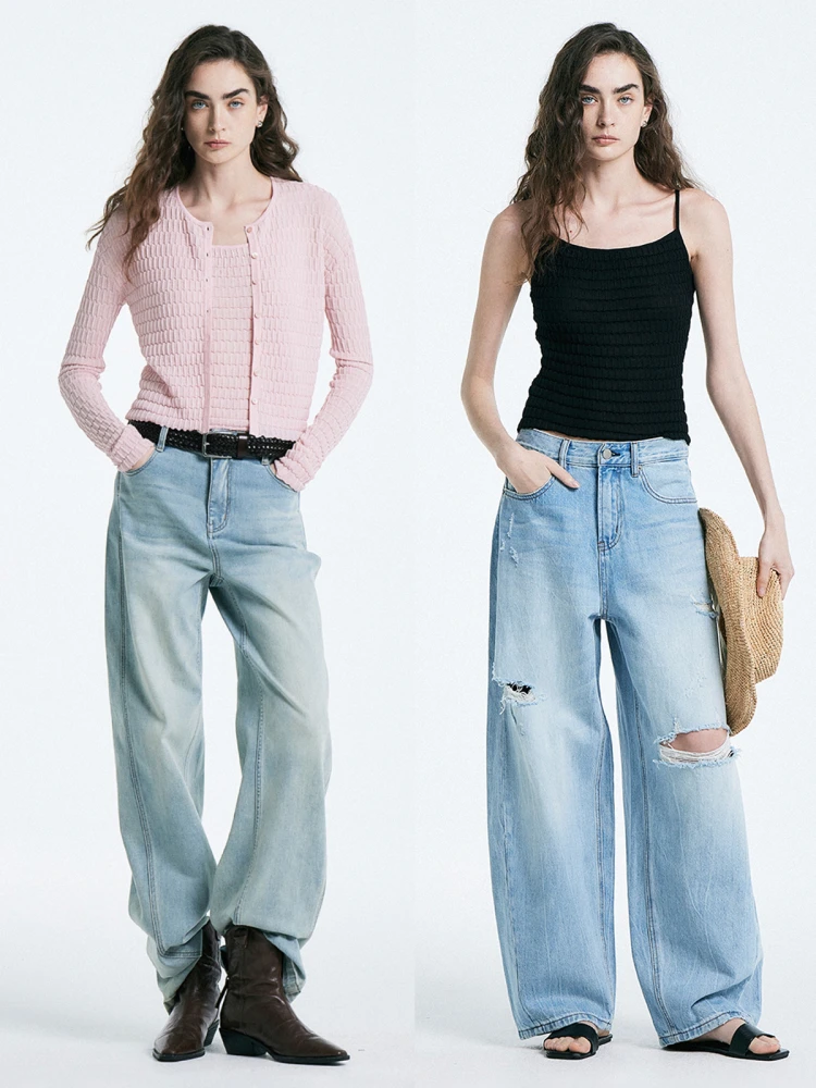 

Кардиган Thoransaura Pleated Sonata с плиссировкой и рюшами, из пузырчатого трикотажа, на тонких бретелях, полупрозрачный, с длинными рукавами, круглым вырезом, укороченный