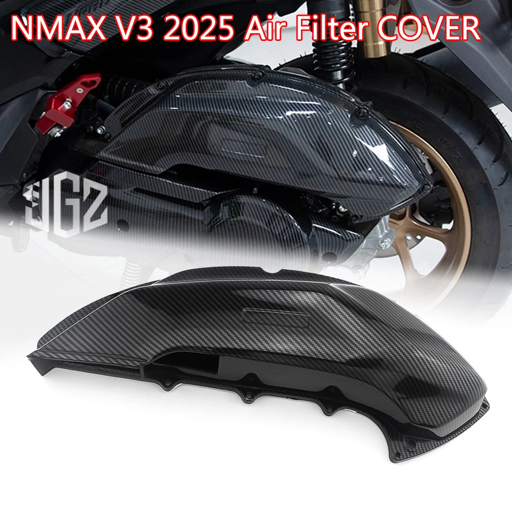 

Motorcycle ABS Air Filter Cover Air Cleaner Box Guard For Yamaha Nmax 155 V3 Turbo 2025