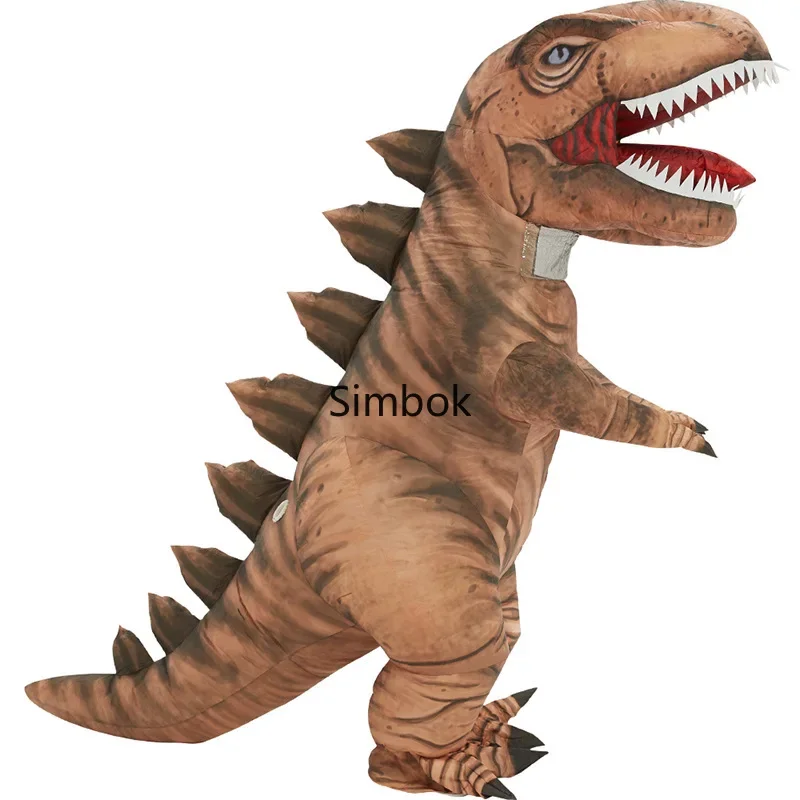 Halloween Costumes Adult Large Realistic Full Body Dinosaur Costumes Doll Props Tyrannosaurus Rex Inflatable Clothes