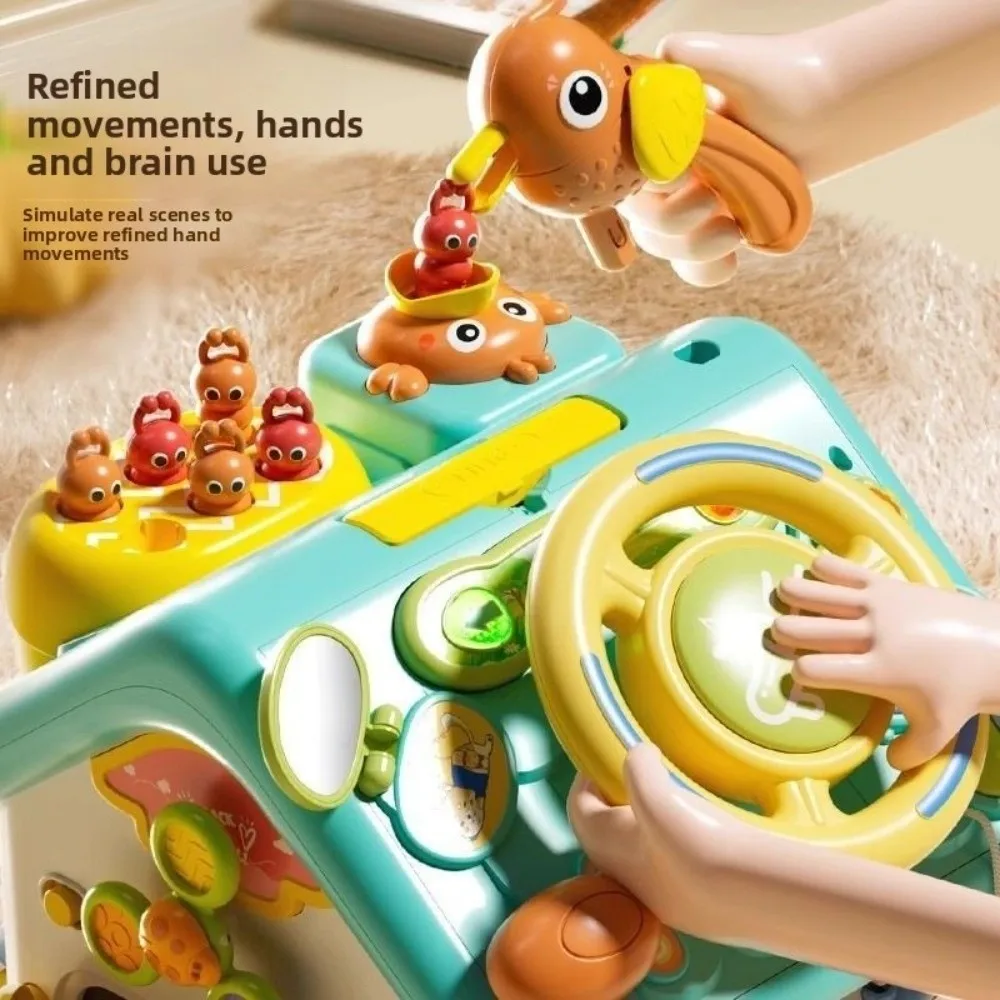 جديد 63-IN-1 مونتيسوري مشغول مجلس التنمية الحسية لغز عجلة القيادة لعبة المعرفة العامة التدريب العملي على كتاب التعلم ل #1