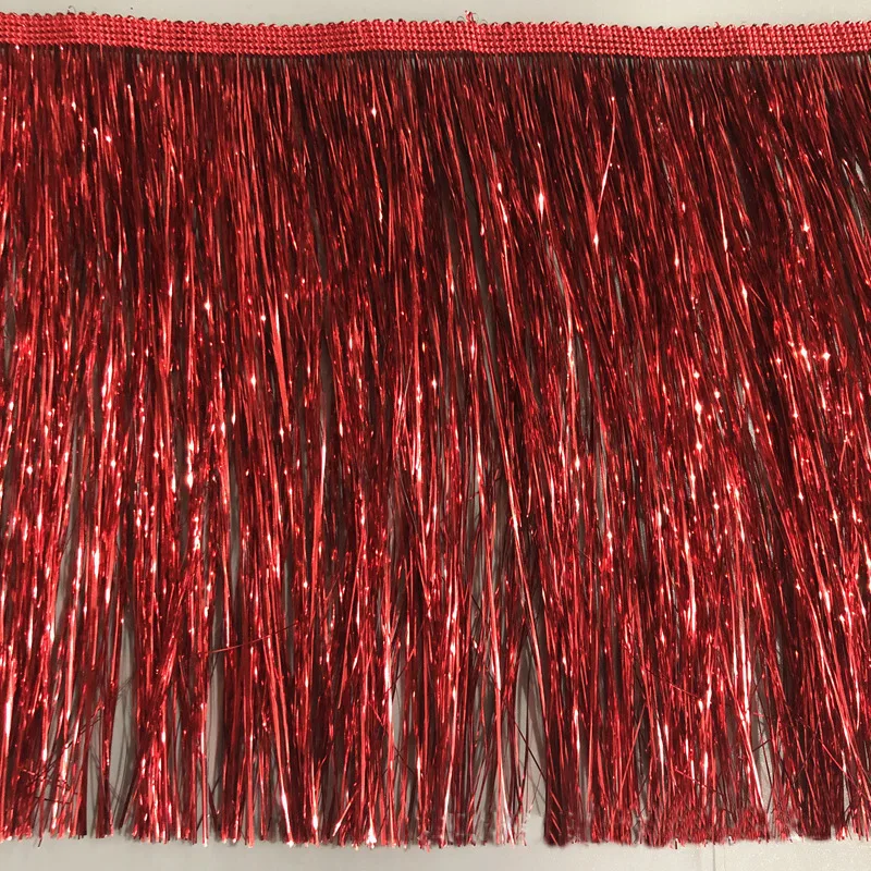 20 ซม.เงาผ้าไหมพู่ลูกไม้ละติน STAGE เสื้อผ้าอุปกรณ์เสริม DIY ผ้าม่าน Webbing ชุดวัสดุ