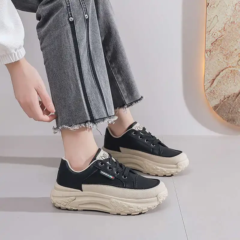 

39 Tied Shoses Woman Running Ladies Casual Shoes All Black Sneakers Sport Outings High Brand Nice Training Tenid Trainers