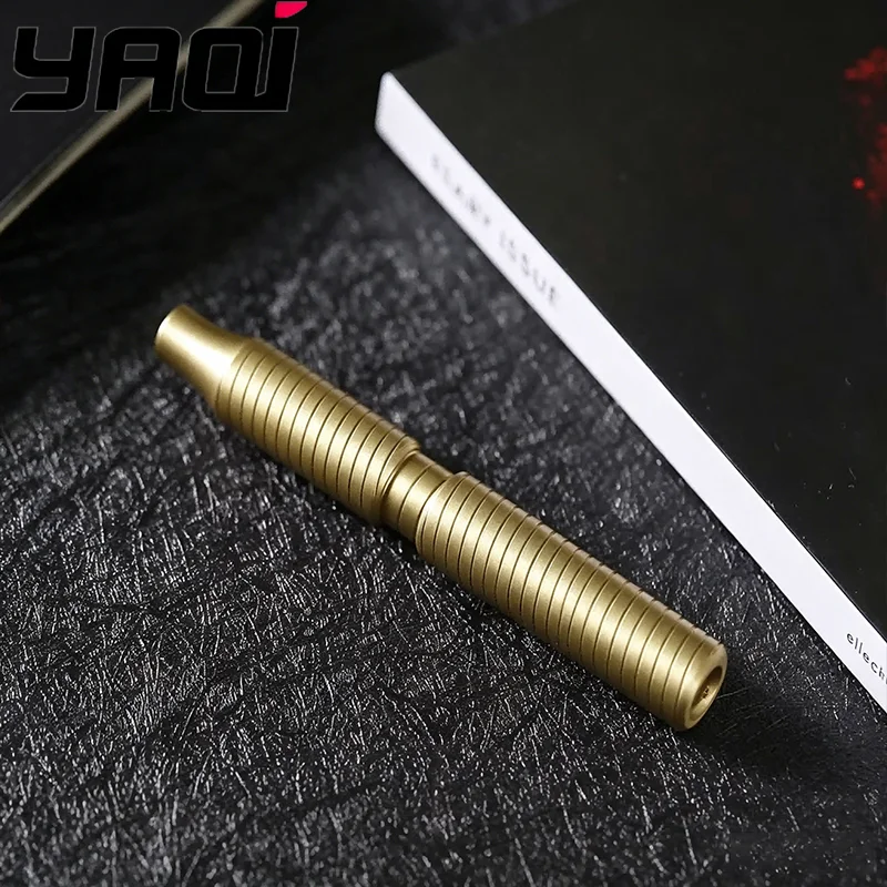 2026 Edition！YAQI 88mm Solid Brass Material Safety Razor Handle for Men