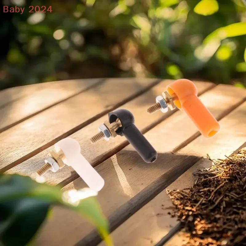 الغاز RC قارب سيرفو قطع الغيار وصلة كروية M2 M3 موصل أسود 2/5 حزمة L16/17 مللي متر نهاية القضيب