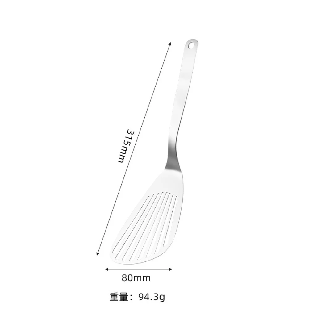 3pcs Butterfly Spatula Set Made of 304 Stainless Steel for Cooking Pancakes Eggs Dumplings Steaks with Ergonomic Handle
