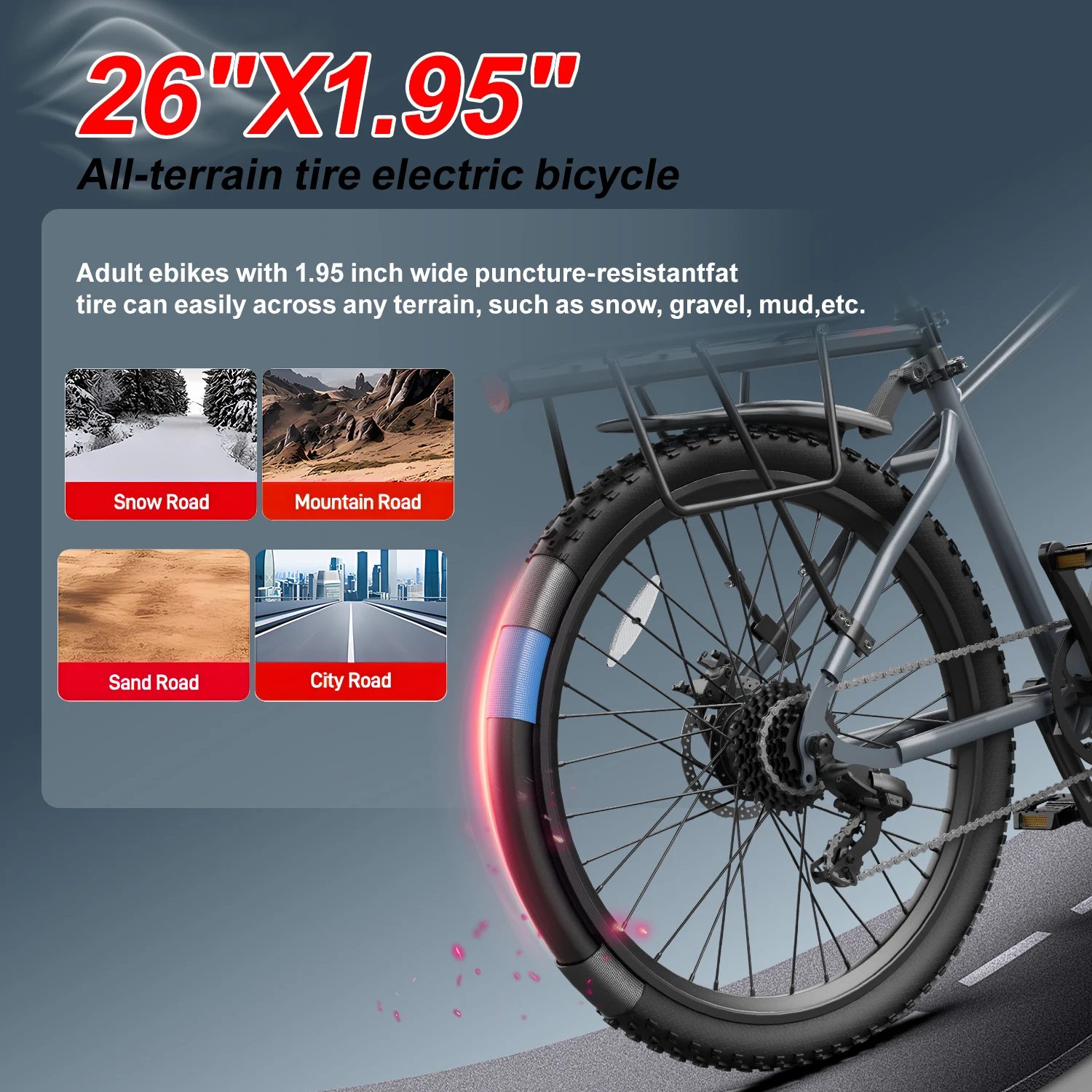 مستودع محلي الشحن ZL L26 الكبار Ebike الذروة 500 واط بطارية ركاب دراجة كهربائية 26 الإطارات الجبهة تعليق E-الدراجة #6