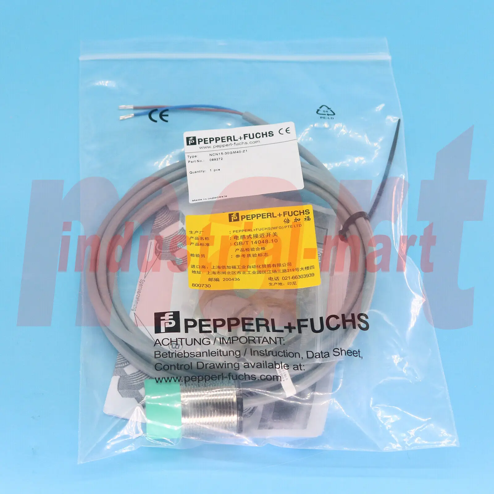 New NCN15-30GM40-Z1 Pepperl+Fuchs P+F Inductiver Sensor