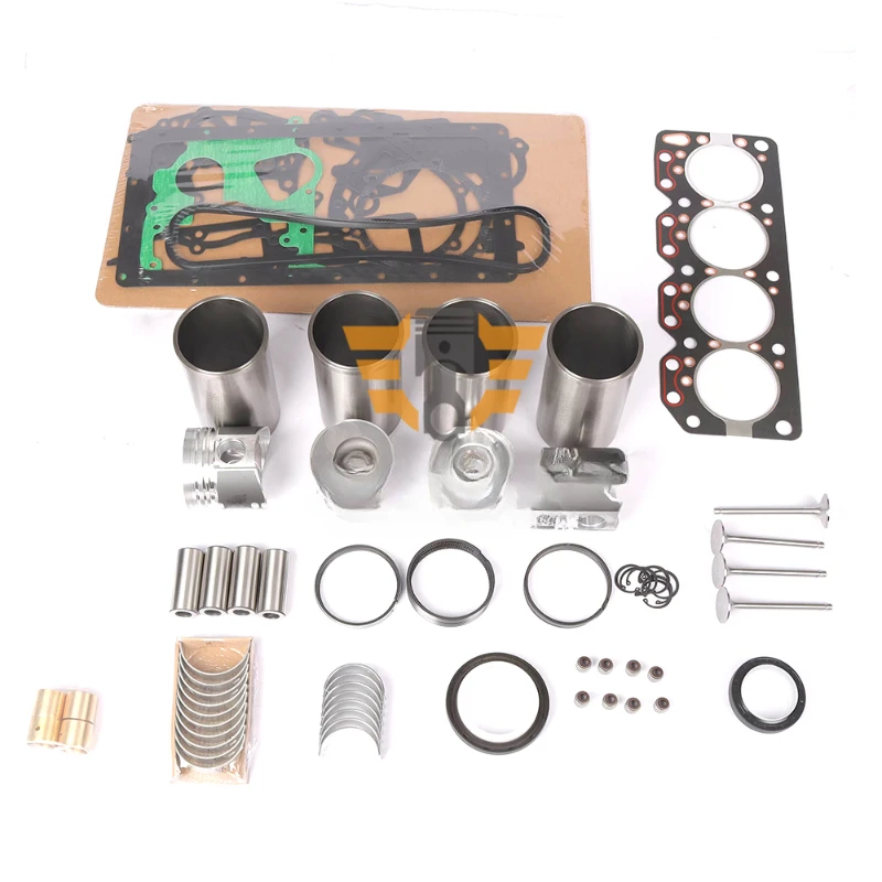 Laidong Engine Overhaul Rebuild Kit 4L22 4L22B piston ring liner gasket valve kit