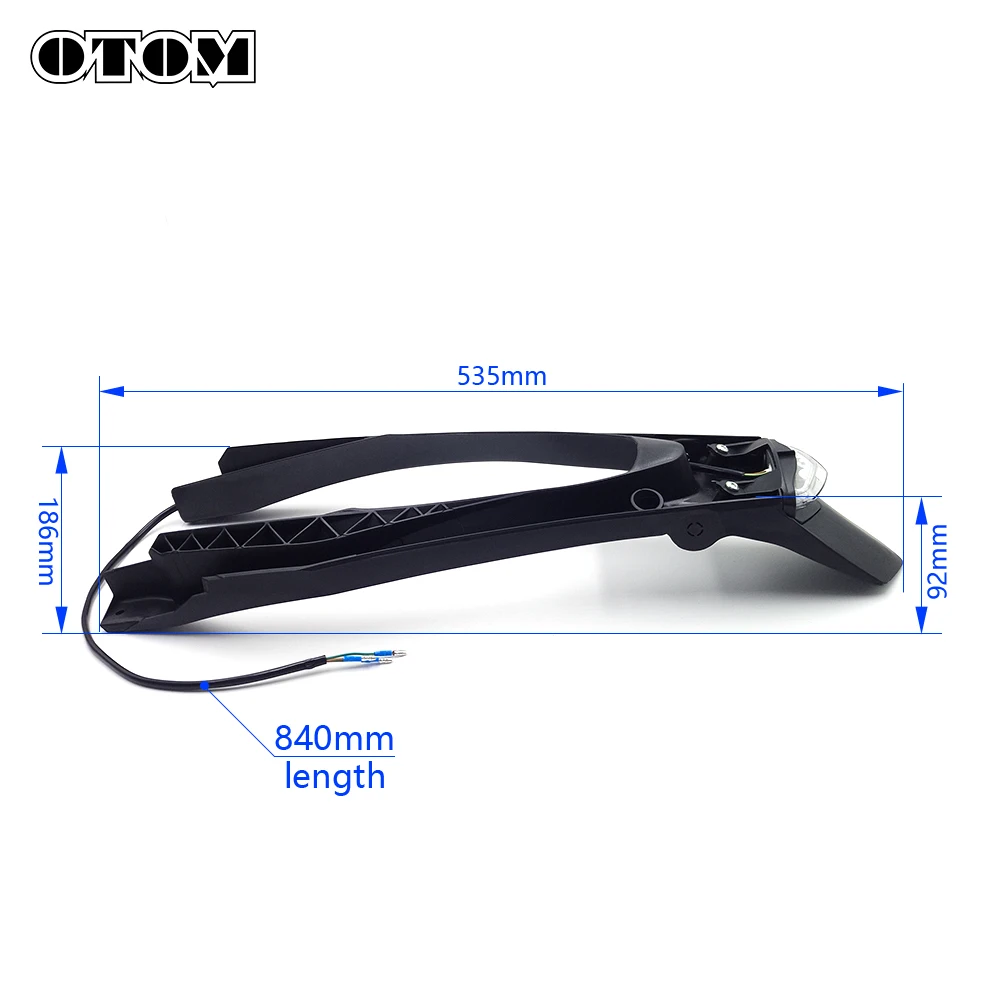 OTOM For GASGAS LED Taillight Unit Rear Fender Motocross License Plate Light Dirt Bike Enduro Mudguard A54008015000 EC250 EC350F