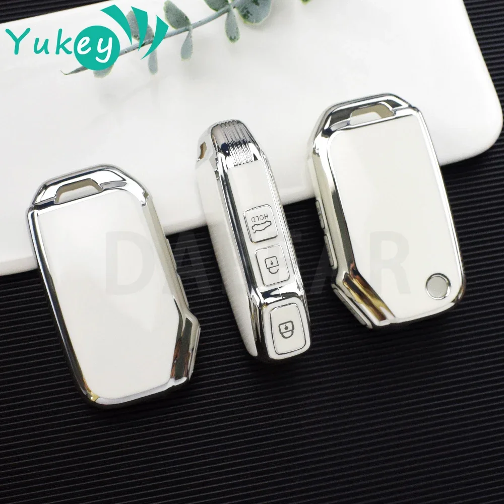 3 Buttons TPU Remote Key Case For Kia Sportage Ceed Xceed Sports K5 Seltos 2019 2020 2022 2023 Car Holder Chain Key Cover